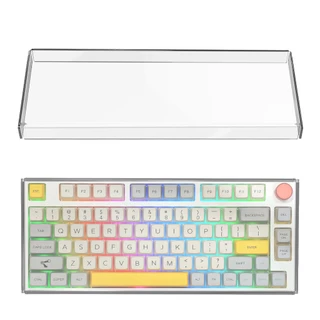 Capa Protetora Contra Poeira Para Teclado Geekria 75 % Com Botões Teclados De 84 Teclas , De Acrílico Compatível Glorioso GMMK PRO , NJ80-AP