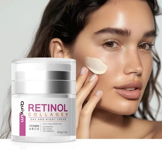QUIYUM Retinol Colágeno Creme Dia E Noite Anti-Rugas Refino Nutritivo Profundo Da Pele Elasticidade Revitaliza 50g em Oferta na Shopee