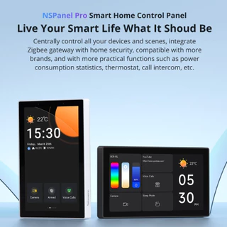 Sonoff NSPanel Pro 120 Tipo Painel De Controle De Casa Inteligente Zigbee 3.0 Protocolo Smart Thermost Consumo De Energia Módulo De Interruptor DIY Suporta Todos Os Dispositivos