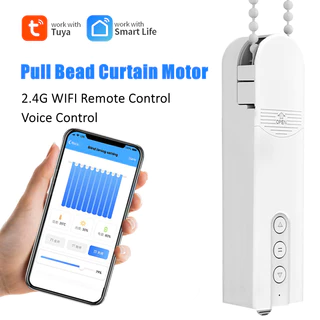 Tuya WiFi Motor De Cortina De Puxar Inteligente Para Casa Motores Elétrica Controle De Aplicativo Celular Voz Compatível Com Alexa Google Home
