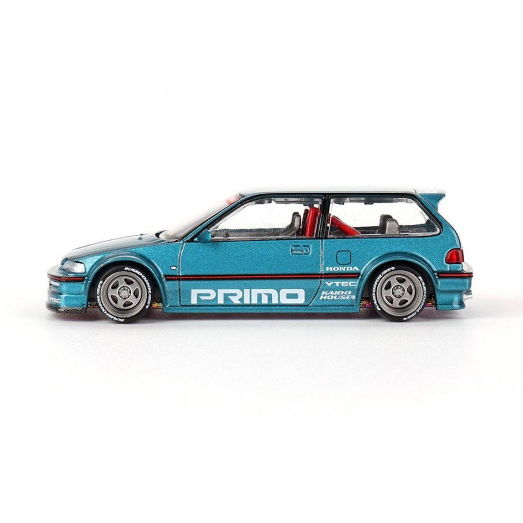 Mini GT x Kaido House KHMG126 1/64 Honda Civic EF Works V1 Modelo