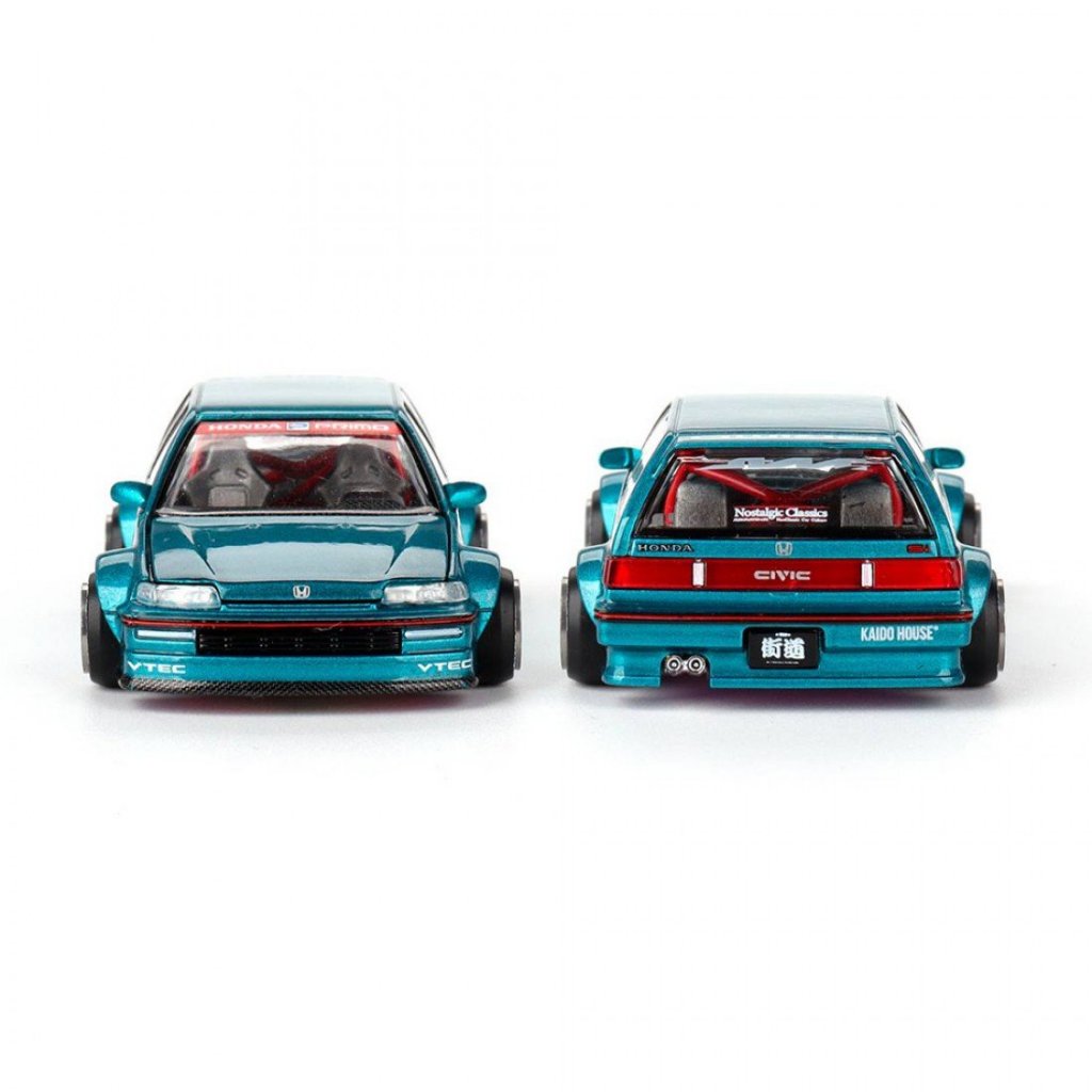ミニカー 1/64 KAIDO HOUSE Honda CIVIC EF LTDEDN Mini GT x Kaido House KHMG126 1/64 Honda Civic EF Works V1 Modelo