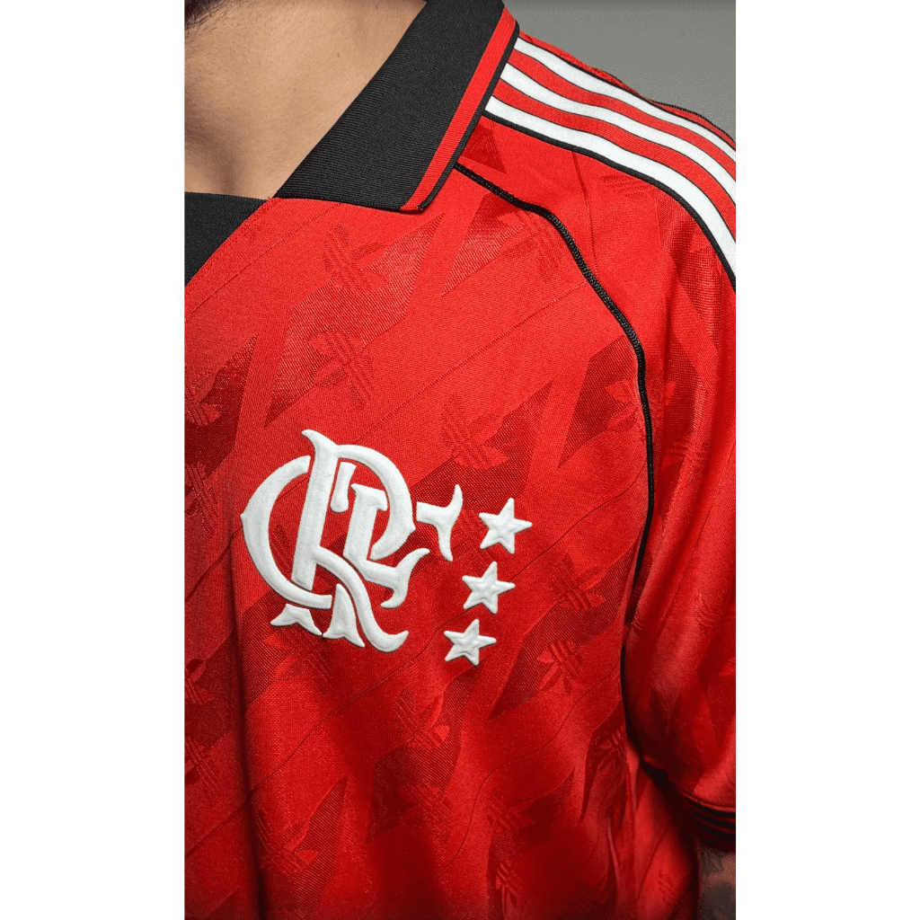 Moletom Retro Masculino 24/25 Vermelho fl
