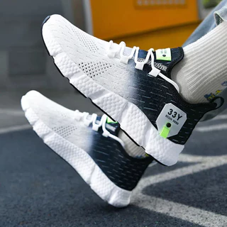 Clássica Da Moda De Sapatos De Corrida Esportiva Para Homens Branco Claro E Confortável Tenis Size: 36-46 33y