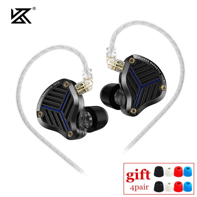 KZ PRX Fones De Ouvido Intra-Auriculares Com Fio Planar Driver Música HiFi Bass Monitor Esportivos