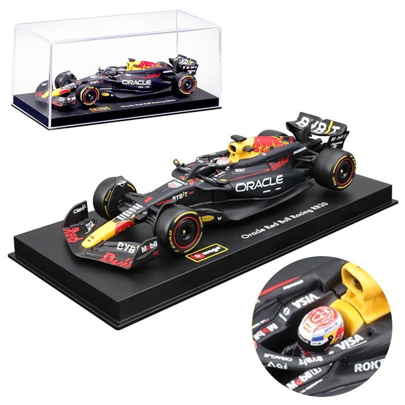 Red Bull Bburago 1 : 43 2024 F1 Touro Vermelho RB20 No.1 Max Verstappen Sergio Perez Fórmula 1 Modelo Diecast De Veícu