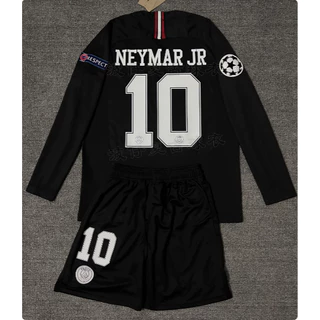 Camisa Paris Saint-Germain De 1819 Edição Da Liga Dos Campeões No . 10 Neymar Conjunto De Futebol Retrô 7 Mbappe