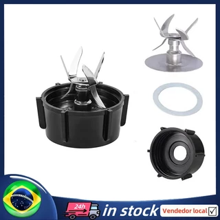 [BR Em Estoque] Kit Compatível Com Oster-Base De 6 Cantos + Faca De Anel C Lâminas