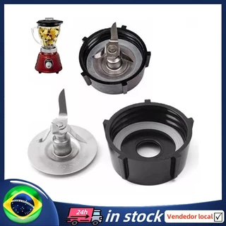 [BR Em Estoque] Lâmina De Aço Inoxidável Compatível Com Oster-Base 5 Cantos + 4 Facas Anel C