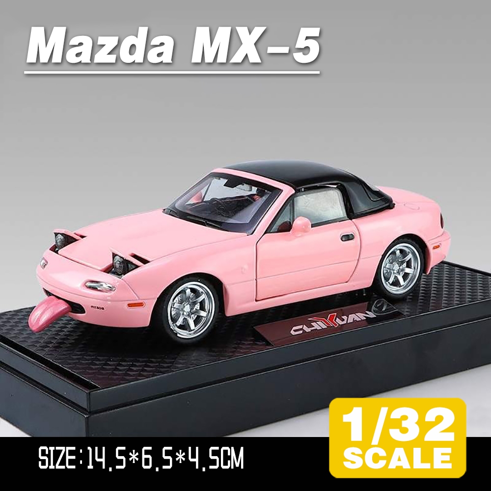 KLT 1 : 32 Mazda MX-5 Metal Alloy Toys Carro Modelo Diecast