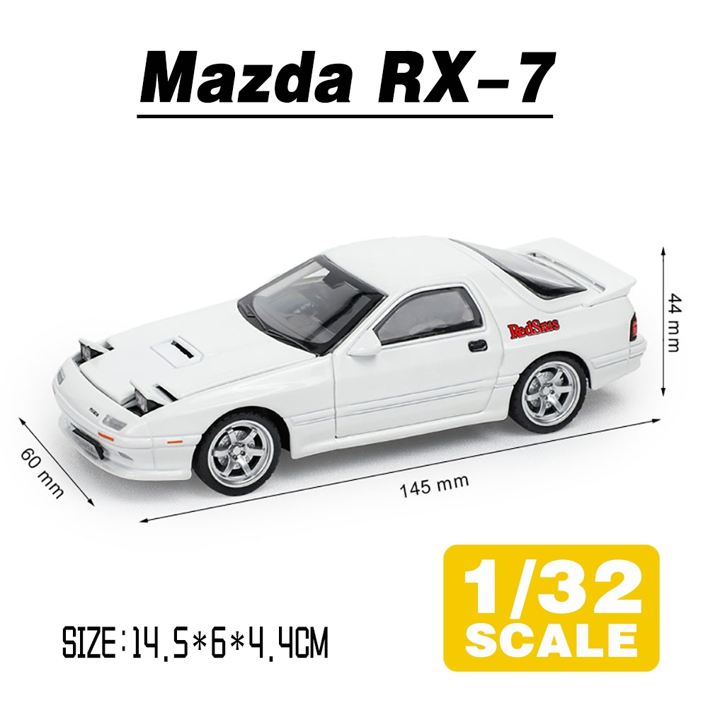 KLT 1 : 32 Mazda RX-7 Metal Alloy Toys Car Modelo Veículo Diecast