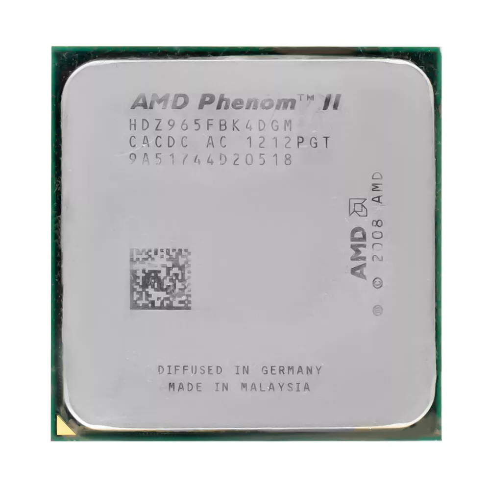 Processador Amd PHENOM II X4 965 HDZ965FBK4DGM 3.4 GHz LGAAM2 + AM3 ...