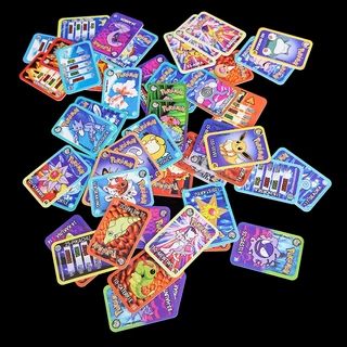 Tazos Pokémon 1a Geração Nova Coleção Completa 50 peças Elma Chips retângulo Cartão coletor Presente