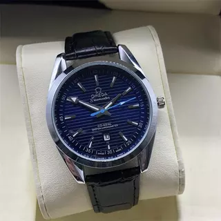 Relógio Masculino De Quartzo Com Função Completa OMEGAS Esportivo E Lazer Pulseira De Aço Inoxidável /