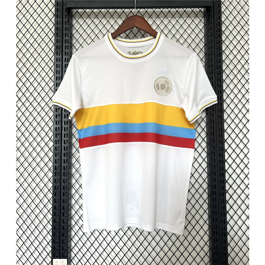 ColOMbiA kit Centenário Camisetas JAMES 2024 25 CoLUmBIa Seleção Nacional Casa Fora Camisa De Futebol Masculino Luis Dia