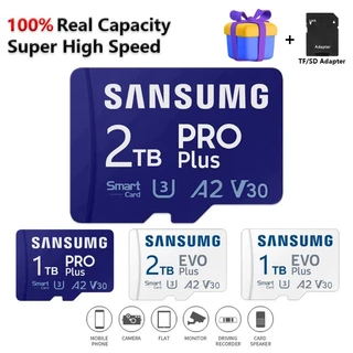 SANSUMG Micro TF Cartão SD U3 Alta Velocidade 1TB A2 De Memória 2TB 64GB Para Câmera Telefone UAV Frete Grátis Adaptador
