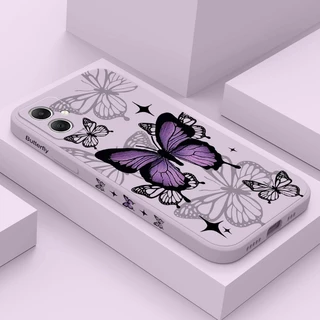 Capa De Telefone Borboleta Voadora Para Samsung Galaxy , A17 , A07 , A56 , A36 , A26 , A16 , A06 , A15 , A25 , A35 , A55