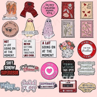 Álbum De Música Dos Desenhos Animados Broche Pino Engraçado Taylor Swift Coletar Metal Crachá Acessórios Presentes