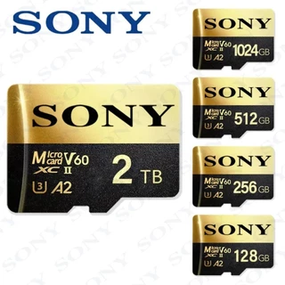 2TB SONY Cartão Micro SD De Memória De Alta Velocidade 128GB 256GB 1TB 2TBMicroSD U3 A2 TF Flash Para Xiaomi Telefone Câ
