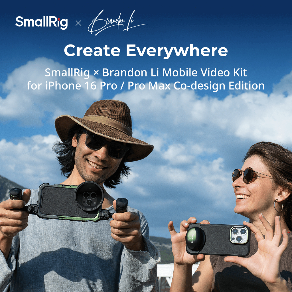 Kit De Vídeo Móvel SmallRig x Brandon Li Para i-Phone 16 Pro/Max Co ...