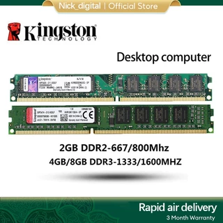 Kingston DDR3 RAM 8g 4g 2g 667Mhz 800Mhz 1600mhz 1333mhz 1066mhz Memória Para PC3-12800U U-DIMM