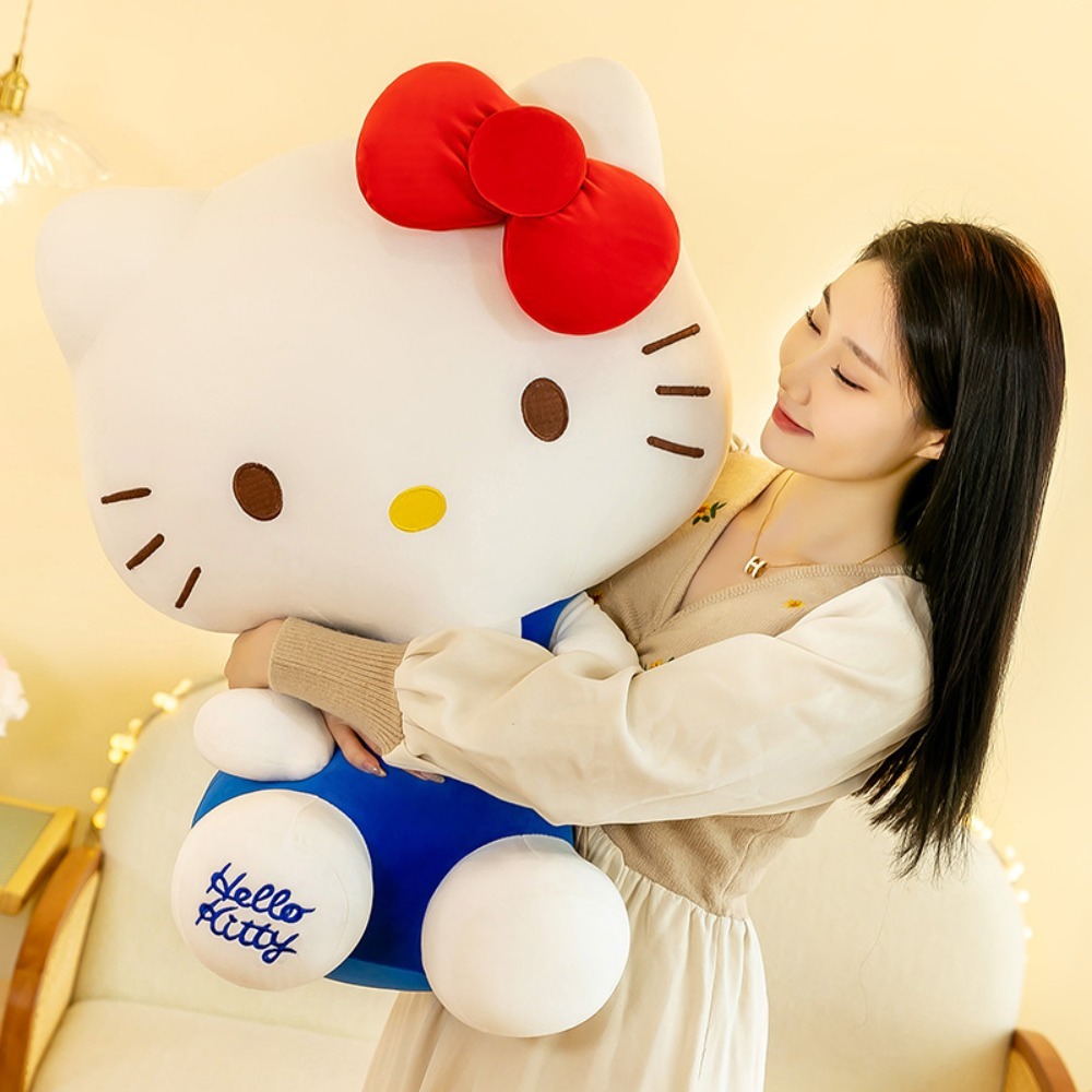Princesa Gatinho Boneca Arco Colorido KT Gato Sanrio Brinquedo De Pelúcia Evento Presente Cama Das Crianças Travesseiro 