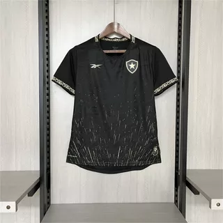 Moda 24/25 Top Tailândia Qualidade Feminina Botafogo Away Jersey Tamanho : S-2XL