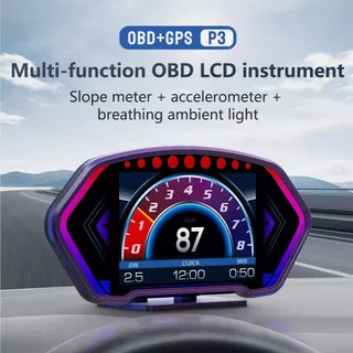 P3 HUD Head Up Car Digital Display OBD2 GPS Smart Car HUD