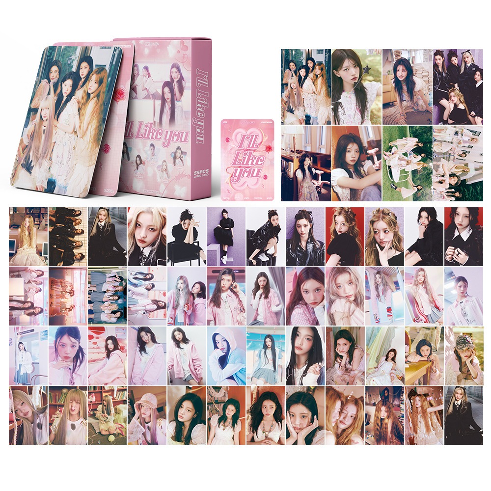 LINXX 55 Pcs ILLIT SUPER REAL ME Álbum Lomo Card Kpop Photocards