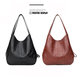 Bolsa feminina de ombro médio 3 Compartimentos PU