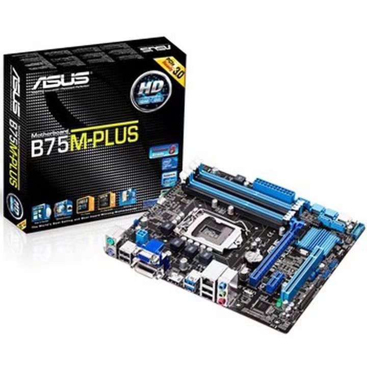 Placa Mãe Original ASUS B75M-PLUS DDR3 LGA 1155 suporte I3