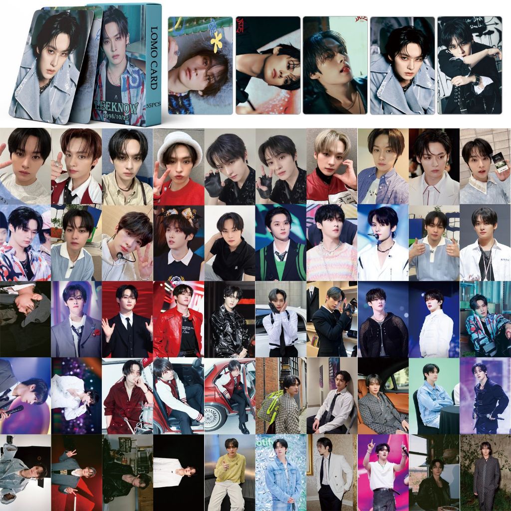 55pcs STRAY KIDS SKZ HOP Lomo Cartões Perder My Breath Magic