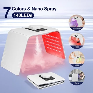 Foreverlily 7 Cores LED Com Nano Spray Photon Machine Hidratação E Hidratante Clareador Rejuvenescedor Levantamento Firm