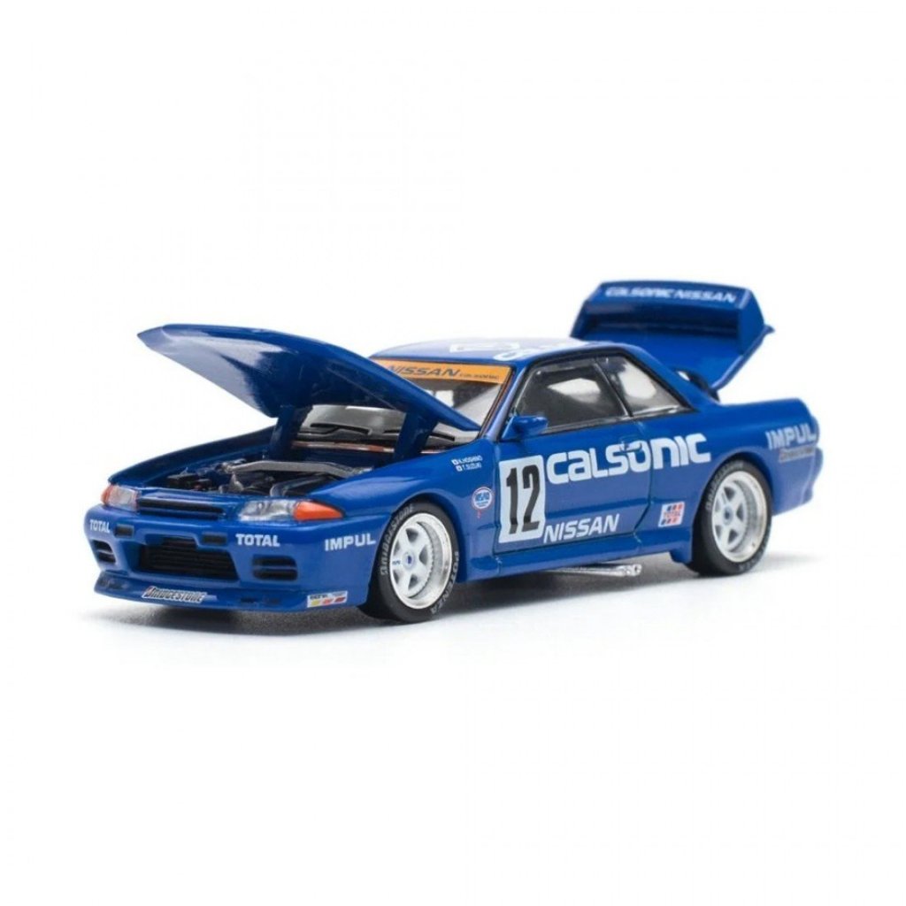 Poprace PR640104 1/64 Nissan Skyline GT-R R32 JTC 1990 CALSONIC No