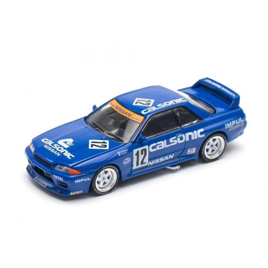Poprace PR640104 1/64 Nissan Skyline GT-R R32 JTC 1990 CALSONIC No