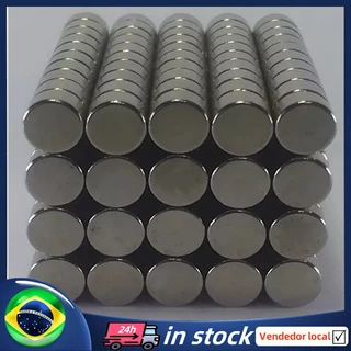 [BR Envio Imediato] 100pcs 6x4mm N35 Neodímio Super Ímã Pequeno Forte