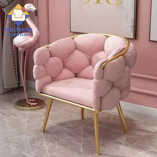 PolnStar Home Poltrona Luxo Pequena Para Maquiagem e Decoração