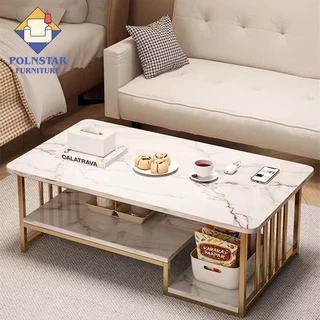 PolnStar Home Sala de estar mesa de centro moderna e minimalista