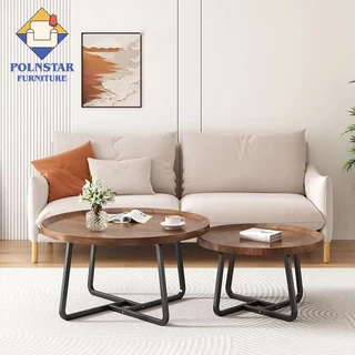 PolnStar Home Mesa de Centro Minimalista 50/70cm