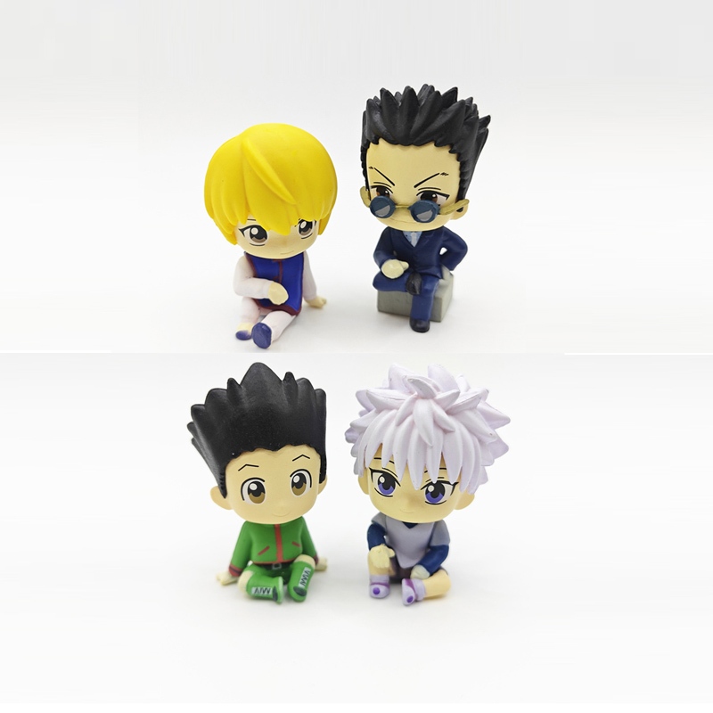 4 Pçs/Set Q Versão HUNTER X Figura Aixlan GON FREECSS Modelo