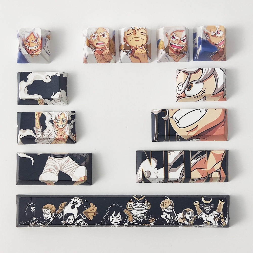 One Piece Tema Set Keycap, cereja Perfil PBT Teclas