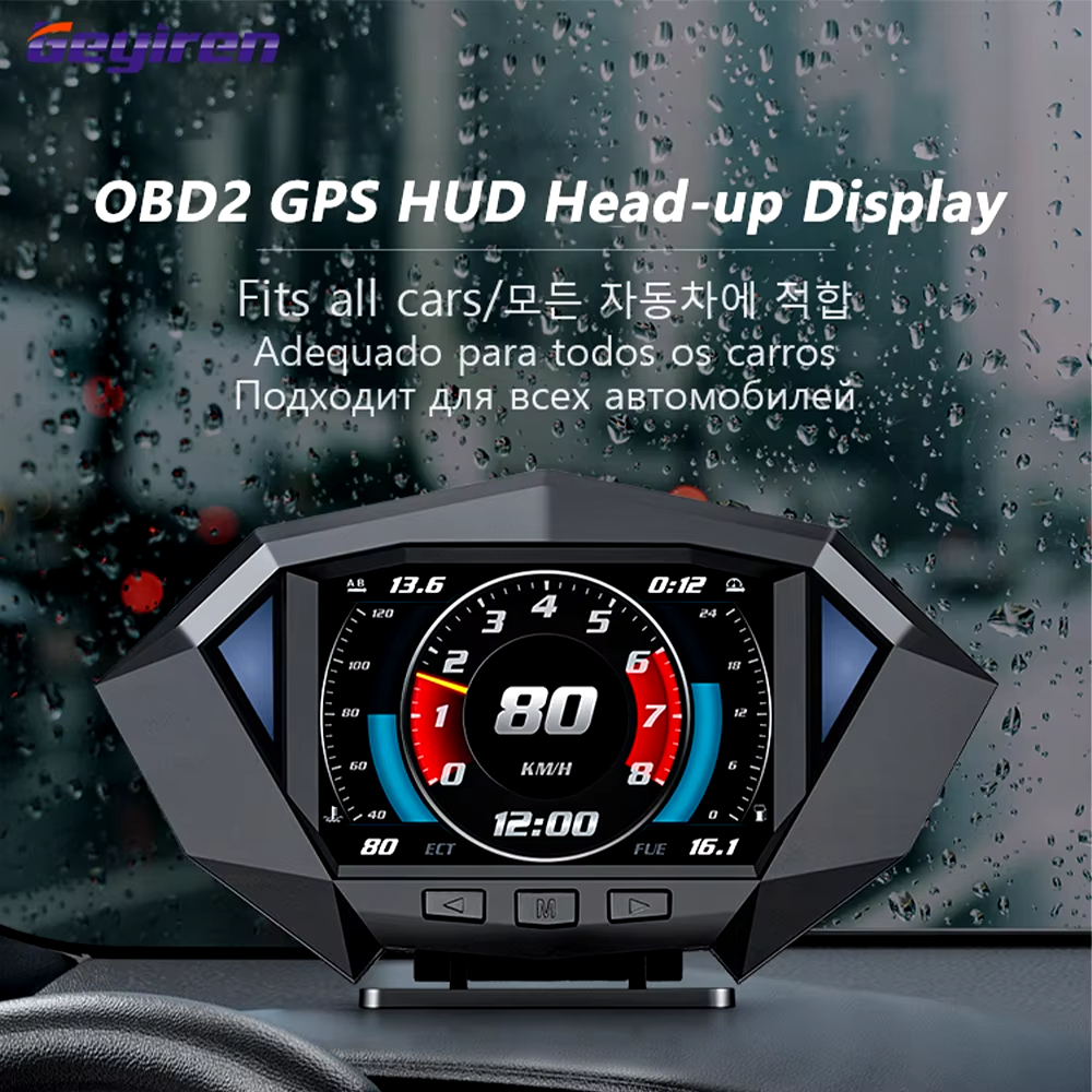 Indicatore OBD2 DO907OBD Display Digitale Multifunzione 9V-16V - Monitoraggio Auto In Tempo Reale Con Allarme, Per Veicoli A 12V - 3