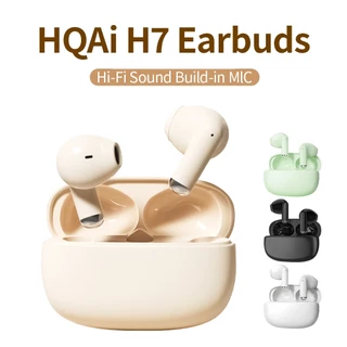 Fones De Ouvido HQAi H7 Microfone Embutido Som Hi-Fi Bluetooth Com Cancelamento De Ruído E Controle De Toque + 3 Present