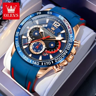 OLEVS Relogio Masculino Original Multifuncional Luminoso À Prova D