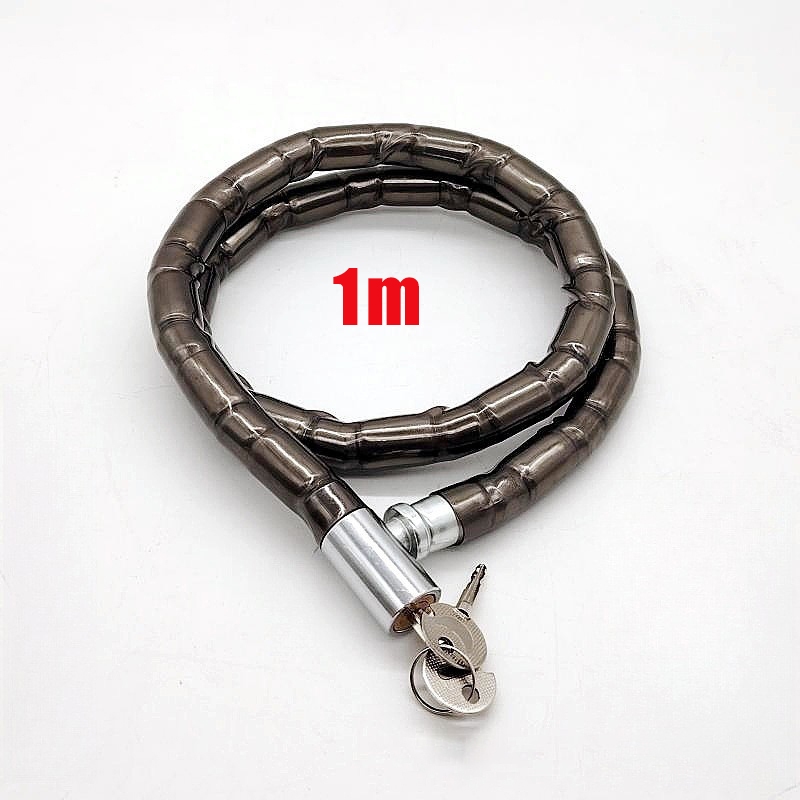 Cadeado Para Moto Bicicleta Bike Capacete Portão Porta Corrente Segurança Antifurto Trava Grossa