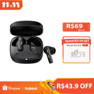 Baseus Bowie E19 TWS True Wireless Bluetooth Fones De Ouvido IPX5 À Prova D
