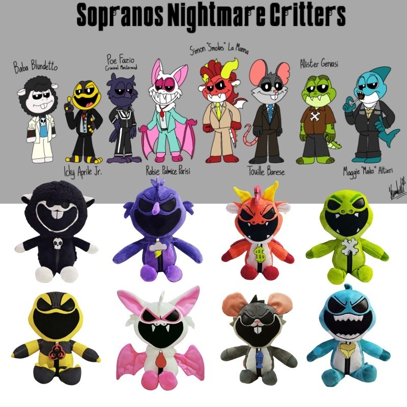 Entrega Rápida Nightmare Critters Horror Game Coleção De Brinquedos De