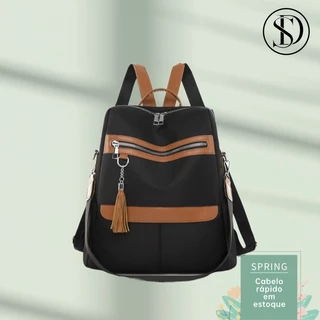 SHINYDIARY Mochila impermeável feminina bolsa escolar de estudante de grande capacidade