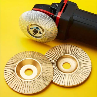 Kit jogo 4 peças Disco De Desbaste Madeira para Esmerilhadeira 100mm 4 polegadas