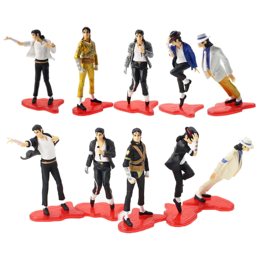 5 Pçs/Set 11-12cm World Superstar Michael Joseph Jackson Moonwalk